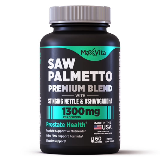 MaxVita Prostate Premium - Saw Palmetto + Stinging Nettle + Ashwagandha, 60ct